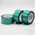 Heat resistant green rubber adhesive PET polyester silicone tape